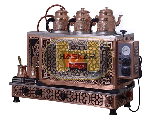 DEMLİKLİ BAKIR ÇAY KAZANI
