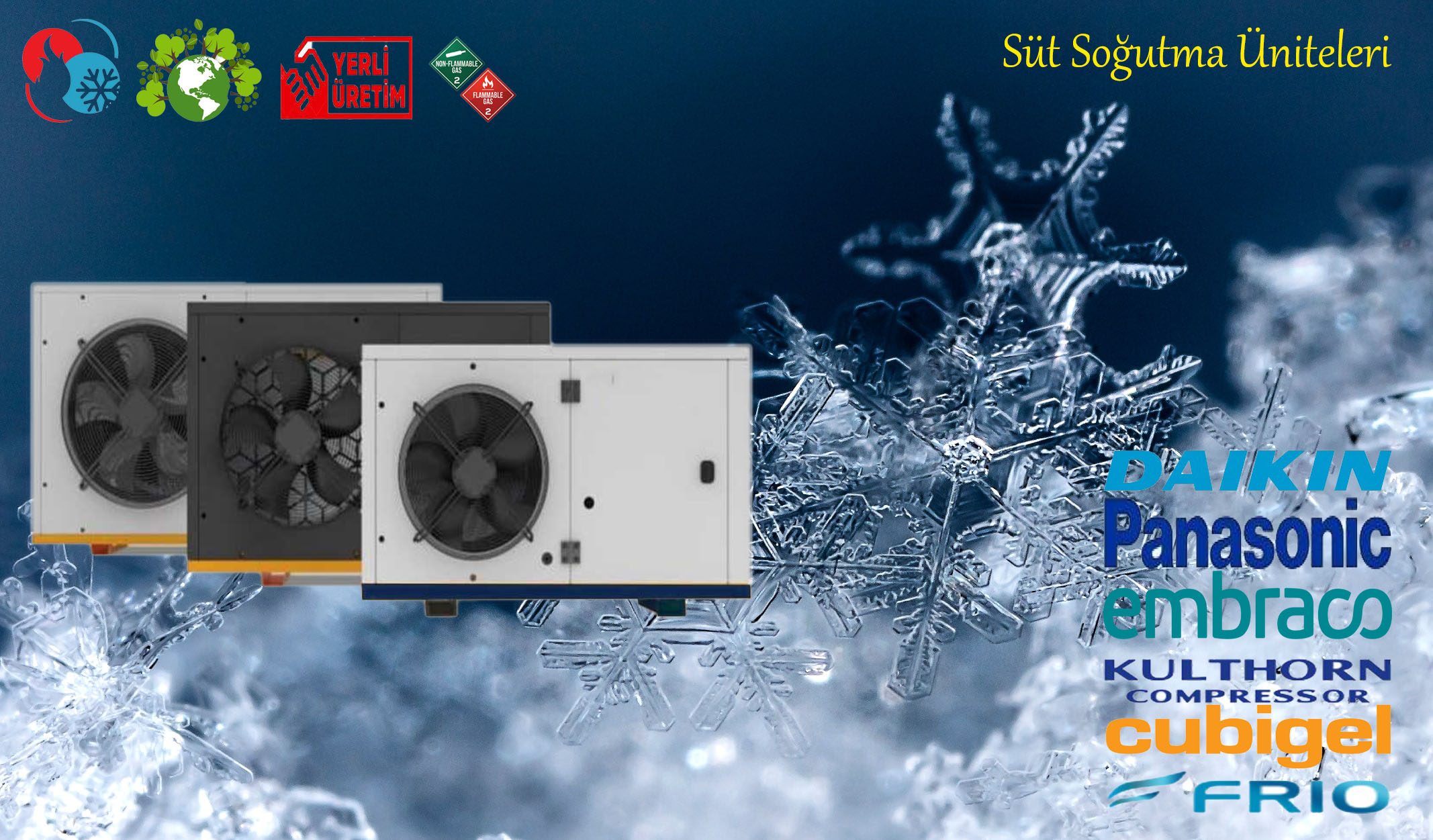 5hp (-) Bitzer Kompresörlü Alçak Basınç Soğutma Grubu 380V R404a