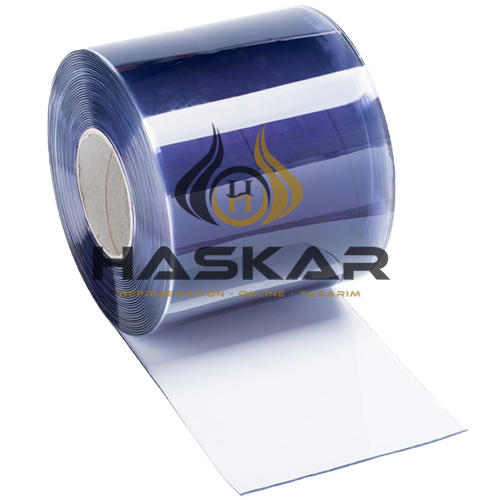 Soğuk Hava Deposu Kapı Pvc Perdesi Şeffaf (2 mm 200 mm x 1000 mm)